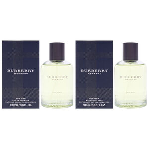Burberry Weekend - Pack of 2 by Burberry for Men 3.3 oz EDT Spray